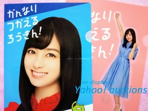 橋本環奈◇九州ろうきん クリアファイル 2枚セット / 労働金庫 非売品