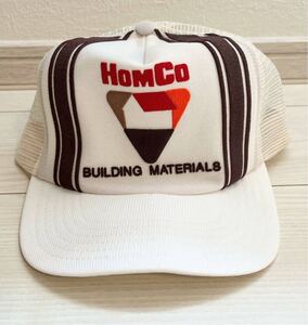 ヴィンテージ メッシュキャップ HOMCO 中古MADE IN USA WYNONA