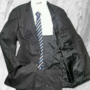 定価25万!!!特注TAILORED!!!【HUGO BOSS ヒューゴボス】極細繊維!!! SUPER160