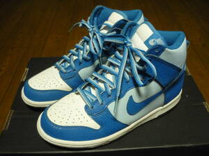 NIKE　ナイキ　DUNK HI　ダンク　ハイカット　308319-119　ブルー　23.0cm