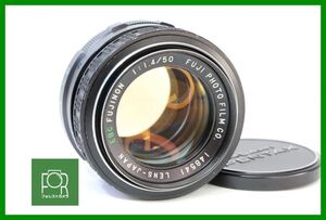 【同梱歓迎】【動作保証・点検済】良品■富士フイルム FUJIFILM EBC FUJINON 50mm F1.4 M42■13566