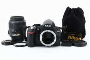 [美品 動作OK] ニコン Nikon デジタルカメラ 一眼 D3100/レンズ AF-S NIKKOR 18-55mm 1：3.5-5.6G DX VR 