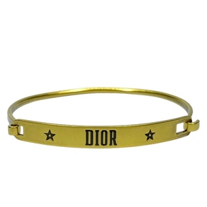 Christian Dior ディオール ジャディオール ブレスレット バングル アクセサリー 小物 DIORロゴ ヴィンテージ GP ゴールド