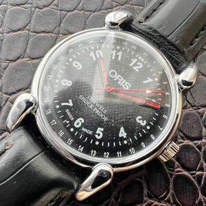 【お値下げ歓迎】オリス ORIS ビンテージ 機械式 手巻き ウォッチ 腕時計 メンズ 中古 アンティーク 動作良好 ディズニー ミッキー NO.803