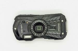 中古 RICOH WG-50 ブラック 16MP 防水コンパクトデジタルカメラ