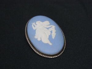 WEDGWOOD ウェッジウッド ジャスパー ピンブローチ ピンバッジ アクセサリー レディース シルバー系 DE4184