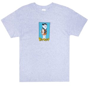 Ripndip Bedrock T-Shirt Grey S Tシャツ