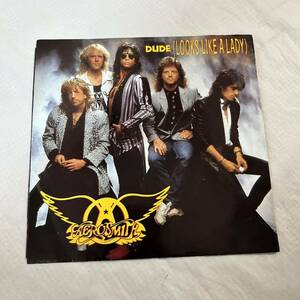 ●S593●EP レコード　AEROSMITH/エアロスミス/DUDE(LOOK LIKE A LADY)/GEFFEN/ 7-28240