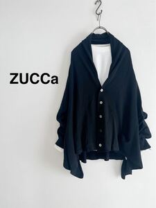 ZUCCa ニットカーディガン ブラック Mサイズ ズッカ レディース