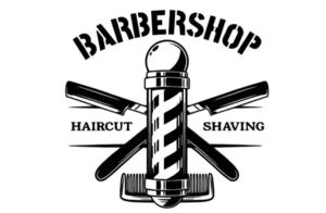 再入荷☆理容・barber shop 防水ステッカー