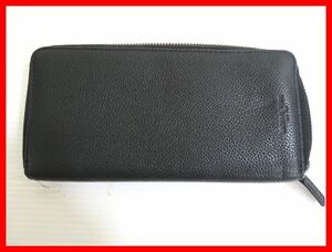 MICHAEL KORS マイケルコース ラウンドファスナー 長財布 中古 2409★D-1826★