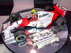 海外　限定品　送料込み　アイルトン・セナ 1:18 Minichamps 540931838 Ayrton Senna McLaren MP4/8 Last Win Australian 1993フィギュア