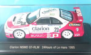 エブロ 1/43 Clarion NJSMO　クラリオン GT-RLM (R33) ルマン1995　