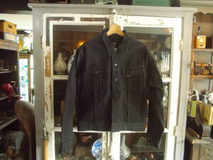 13◆RRL ダブルアールエル TRUCK JAKET トラックジャケット （黒）サイズL/6 メキシコ製