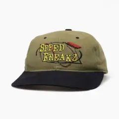 80-90s 米国製 ビンテージ SPEED FREAKZ 2トーン キャップ