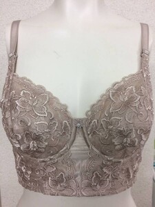 ★美品★ジェノバ 補正下着 ジュエルファンデブラジャー B75 モカブラウン 矯正下着 着痩せ すっきり №7