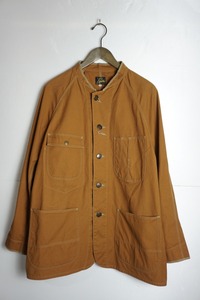 美品正規 21SS Needles ニードルズ ニードルス CHORE COAT 9OZ DUCK CANVAS チョアコート ジャケット IN122 茶 M 本物 915N▲