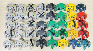 Nintendo 64 ニンテンドー 64 コントローラー 40個 まとめ売り C-9