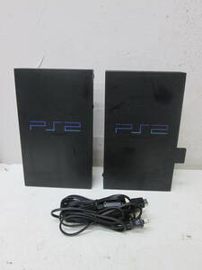 (25)♪SONY PS2 本体 SCPH-50000 SCPH-30000 本体のみ 2個 通電・動作未確認 ジャンク品