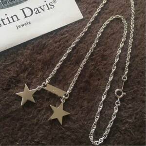 伊勢丹限定◆新品◆JUSTIN DAVIS◆スターネックレス◆40cm◆定価55,000円◆廃盤◆