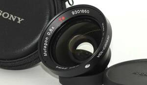 ★極上品★ SONY ソニー VCL-CZ0630 WIDE CONVERSION LENS Carl Zeiss Mutagon 0.6x T* 前後キャップケース付属 #S121