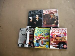 『保管』本 雑誌,R 5冊,　CARBOY CAR BOY カーボーイ,1992 12月 1993 1月,1996年 ５月,1997年 9 12月　　　　e前下z　　　　　　　　e前下