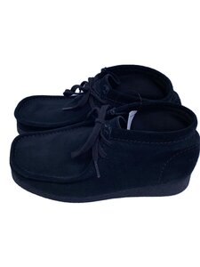 Clarks◆ブーツ/UK7/BLK/スウェード/61648859