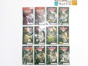 エバーグリーン スーパーデルタフォース 1/2・デルタフォース 3/8oz 等 スピナーベイト 計12点 未使用品