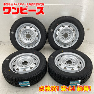 新品タイヤ 中古鉄ホイールセット 155/65R13 73Q 13インチ 13×4B 12HM PCD100/110/114.3 グッドイヤー 冬 モコ d1486