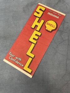 【送料無料】 1960年代 SHELL アメリカ地図 ヴィンテージ S0132