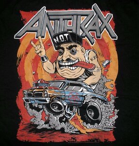 ★アンスラックス Tシャツ ANTHRAX NOT FINK - XL 正規品 スラッシュ メタル ラットフィンク ノットマン