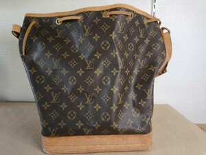 1円スタート LOUIS VUITTON ルイヴィトン ノエ M42224 AR0935 ショルダーバッグ モノグラム 巾着型 ブランドバッグ 