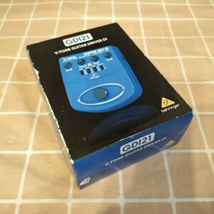 K08115 ◆BEHRINGER/ベリンガー GDI21 V-TONE GUITAR DRIVER DI アンプシュミレーター ギターアンプモデラー 未使用品◆