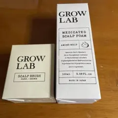 GROW LABメディケイテッド　スカルプフォーム　& スカルプブラシ　ハード