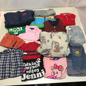 ブランド子供服　まとめ売りセット　サイズバラバラ　jenni ミキハウス　familiar RONI 他　ゆうパック100サイズ