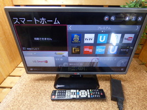 へ760.LG Smart TV 22LB491B 液晶テレビ ハイビジョン リモコン付き LG Electronics Japan LG 22V型 2014年製