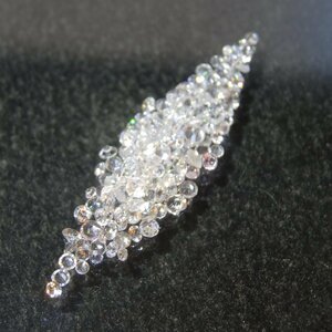 【おまとめ】ホワイト系 メレ ルース 計3.2ct 外し石 ロット販売【大量】品番:2402016