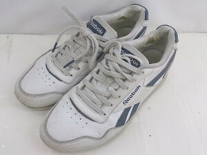 ◇ Reebok リーボック Royal Glide Shoes FW0629 スニーカー シューズ サイズ 23.5cm ホワイト ネイビー レディース P