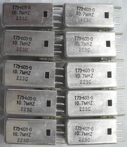 TRIO/10.7MHz,IFT10個１口大変珍品未使用品!!