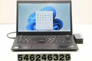 【ジャンク品】Lenovo ThinkPad T480s Core i5 8250U 1.6GHz/16GB/256GB(SSD)/14W/FHD(1920x1080)/Win11 バッテリー完全消耗 【546246329】