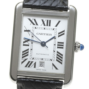 カルティエ CARTIER W5200027 タンクソロXL デイト 自動巻き メンズ _845771