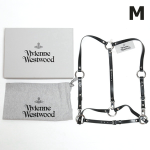 M 新品 ヴィヴィアンウエストウッド ハーネス スタッズ ベルト レザー 黒 Vivienne Westwood 