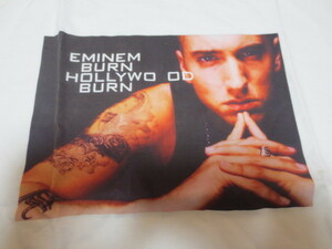 未使用品　ＥＭＩＮＥＭ　ＢＵＲＮ　ＨＯＬＬＹＷＯＯＤ　ＢＵＲＮ　エミネム　半袖フォトプリントティーシャツ　Ｌ　白