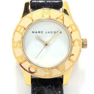 MARC BY MARC JACOBS(マークジェイコブス) 腕時計 - MBM1098 レディース 社外ベルト 白