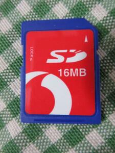 Vodafone シャープSDカード 16MB SD-M016T