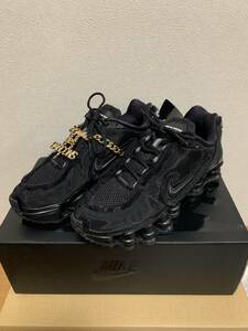 NIKE × COMMEdes GARCONS SHOX TL／CDGBLACK/CJ0546-001 ナイキ×コムデギャルソン ショックス TL/GDG ブラック 24センチ 未使用品