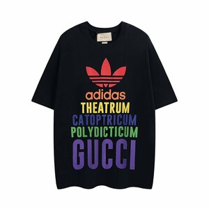 新品　ADIDAS X GUCCI　コラボ　tシャツ　男女兼用