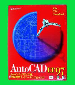 【1228】 Autodesk AutoCAD LT 97 未開封品 オートデスク オートキャド CADソフト 対応(Windows95/NT4.0,PC-9821) 製図 作図 4939930023062