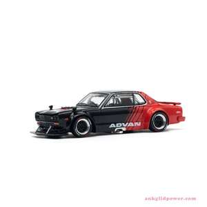 POP RACE 1/64 SKYLINE GT-R V8 DRIFT (HAKOSUKA) ADVAN LIVERY