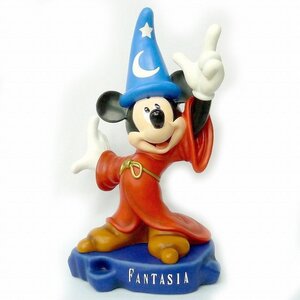 M01【レアコレクション！】【DISNEY】【絶版・入手困難・大型フィギュア】「ミッキーマウス」　ファンタジア　魔法使いの弟子　台付